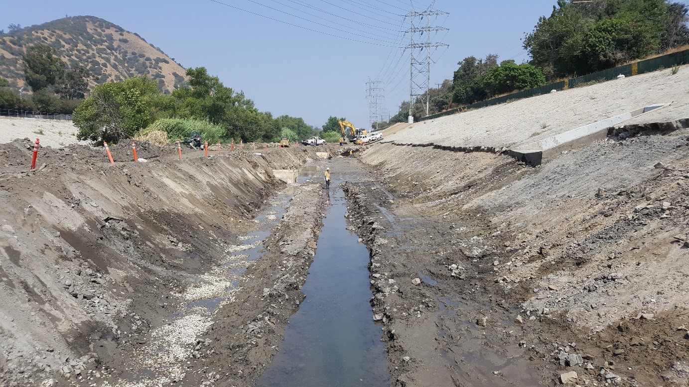 Excavated Section, looking north.