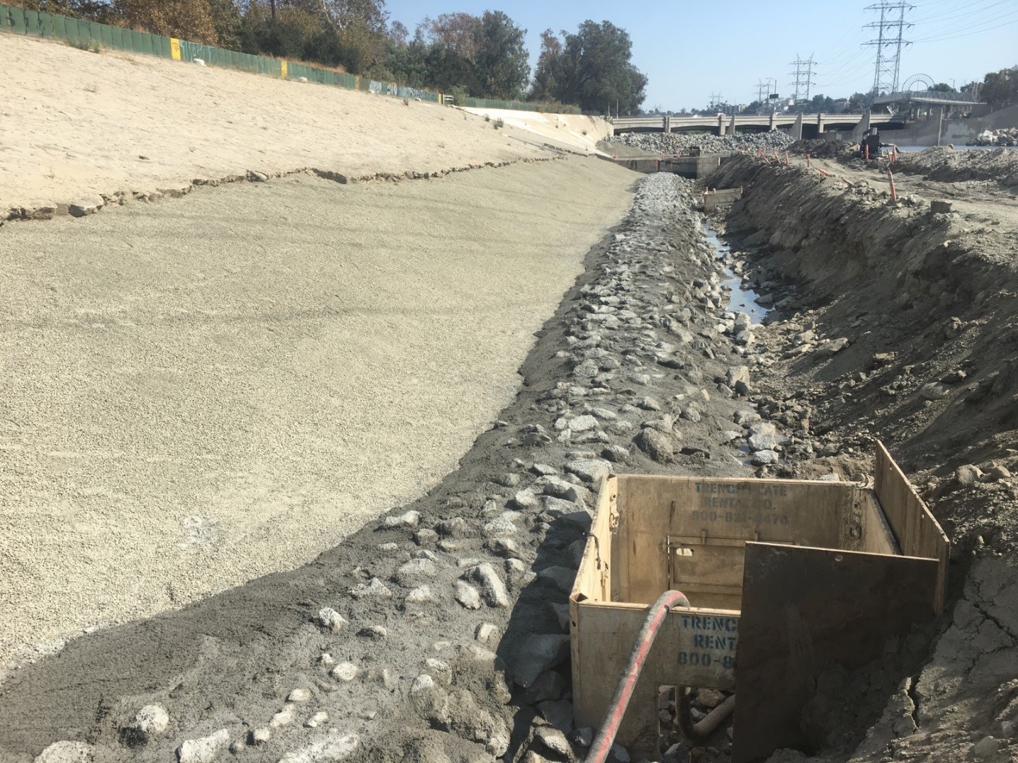 First life of grouted stone tone completed Sept 1
