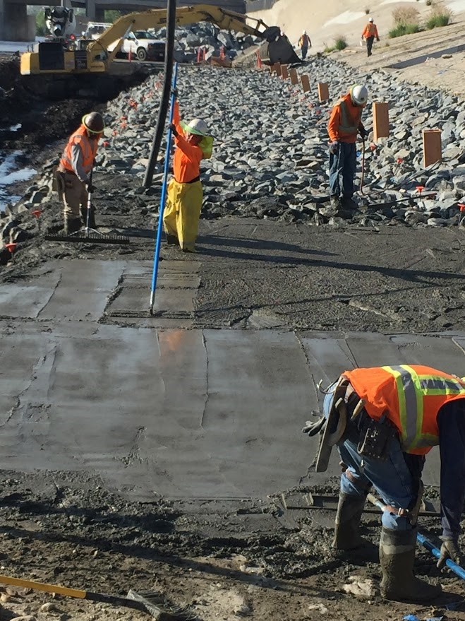 workers place finish on gout