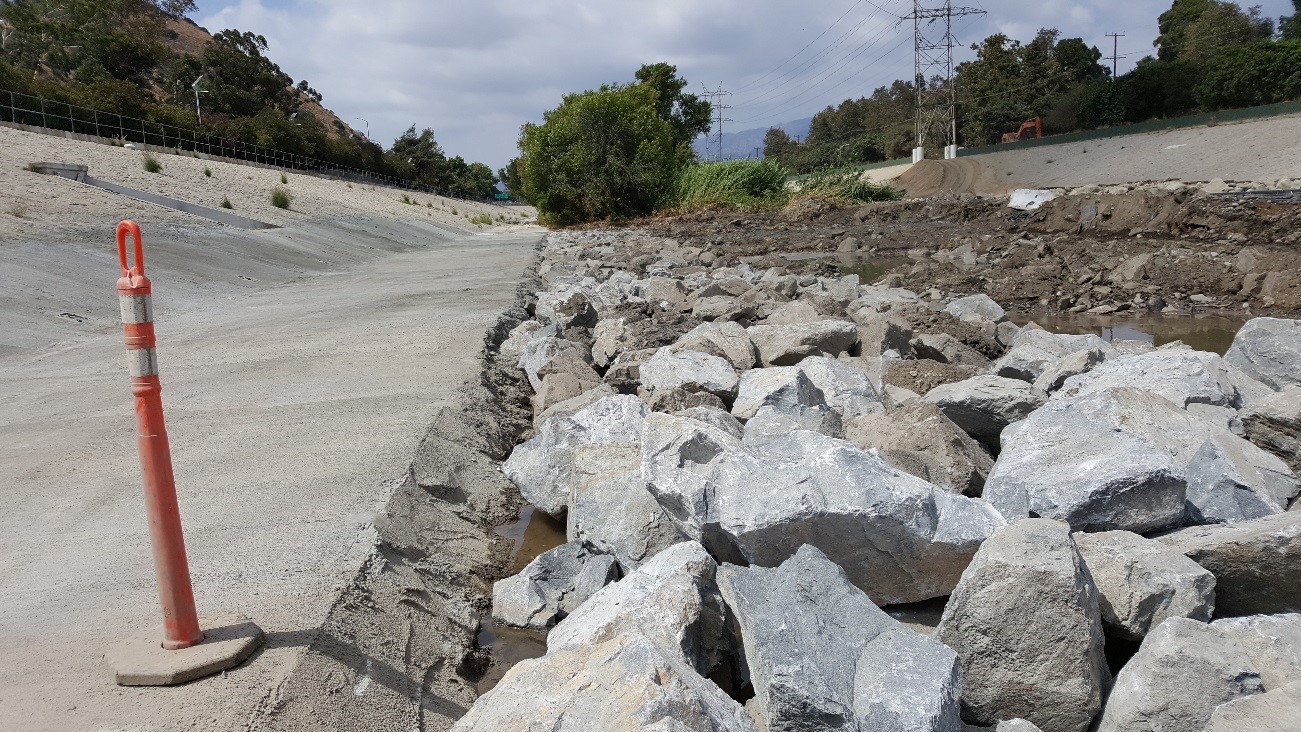 completed West levee repair