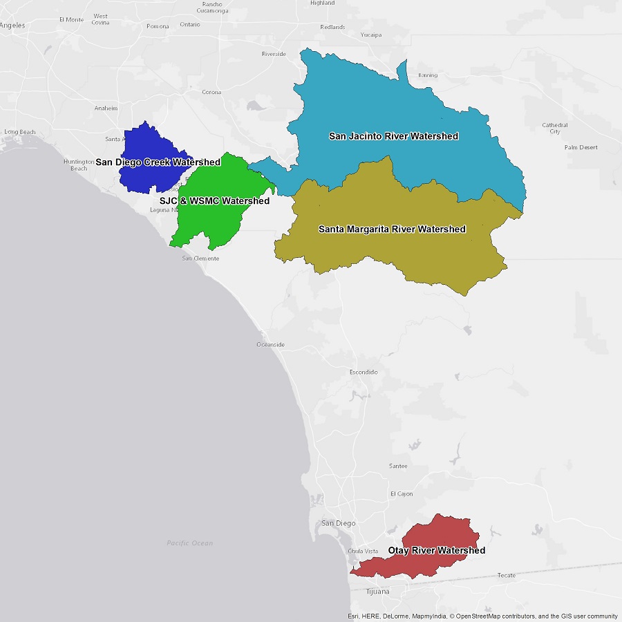 SAMP watersheds